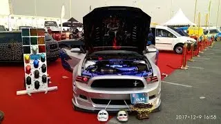 971 Kustoms at Gulf Car Festival 2017 held at Dubai Festival City