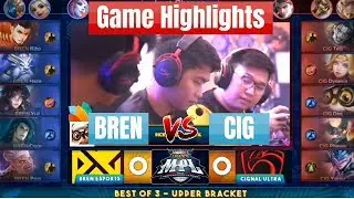 [Highlights] BREN Esports vs Cignal Ultra (BREN vs CIG) MPL-PH Season 3 Mobile Legends