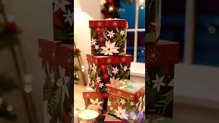 Christmas gift box #customisedboxes #giftbox #packagingdesign   #giftpackaging#christmaspackaging