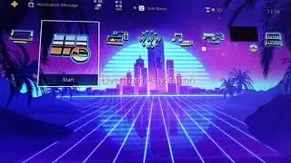 Retro Synths Dynamic Theme Ps4 Design