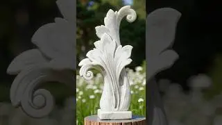 Witness the Precision of Our Custom Craftsmanship in This Exquisitely Marble Leaf from Drawing