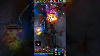 Lina eliminates the entire team with a couple of skills 😱🔥 #dota2 #дота2 #shorts #dotawtf