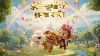 चिंकी पिंकी टप्पू की Masti Gang | Fun Cartoon Story for Kids 🐵🐱🐶