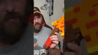 Nerf Minecraft Firebrand Axe review #nerfgun #toys #nerf #nerfblaster