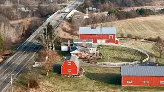DJI Air 3S Orbit around this Beautiful, Mid Michigan Farm. Turn Phone HORIZONTALLY for BEST VIEW! 👌 