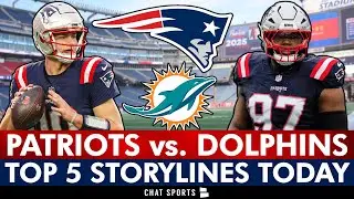 Patriots vs. Dolphins Preview: 5 Top Patriots Storylines To Watch For Tonight | AFC Playoff Picture
