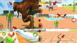 Real Animals + GTA 5 Mod Add 😱 In New Update Indian Theaft Aura Simulator Game 😎 New Features Add 🔥