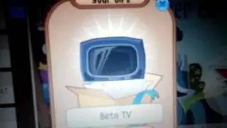 OMG I GOT A BETA TV  FROM EMERALDDIMONDGOLD