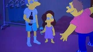 The Simpsons Moe and Maya singing