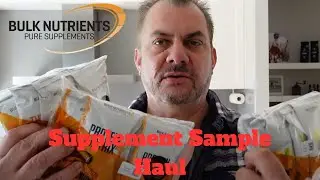 Bulk Nutrients Protein Sample Supplement Haul and AM Burner PM Burner