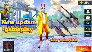 New update gameplay 😈 white star Battleground Survival shooter 