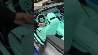 FIRST BRABUS SL63 AMG Turquoise Interior! 😎 #Shorts