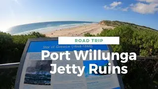 [4K] PORT WILLUNGA JETTY RUINS - ENJOYING the BEACH AND VIEWS