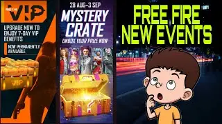 Mystery Crate & VIP Store Free Fire New Event Full Details | VIP Store Event All Items Free Main