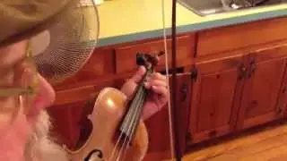Home Brew Rag (F/Bb) lesson/demonstrated by Mick Kinney - oldtime fiddle lesson