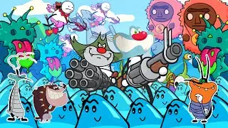 OGGY AND JACK PLAY WITH ENEMY || In One Gun || Yashap gaming