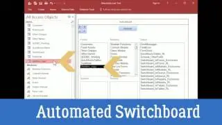 Microsoft Access Database Automated Switchboard Using VBA