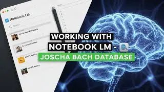 Working with NotebookLM - Joscha Bach Database