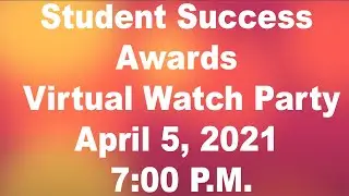2021 Student Success Awards