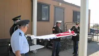 All Forces Flag Folding Training