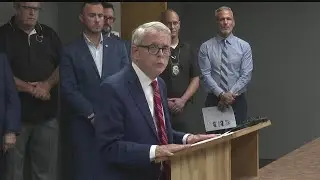 Governor DeWine visits Cortland, shows support to law enforcement