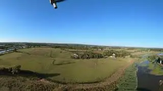 Flying over the River Fergus between Clareabbey & Clarecastle in 360