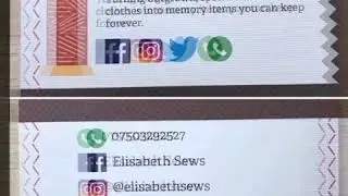 Elisabethsews business card #memorybears