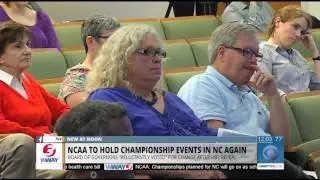NCAA: Championships can resume in NC