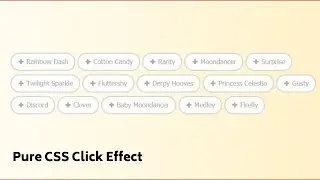 Pure CSS Click Effect Using Html and css | checkbox click effect | practical program