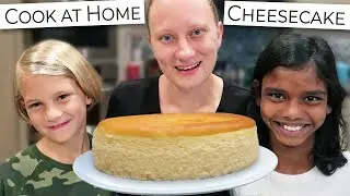 Mother Daughter Son Bake Cheesecake // Dad's Birthday Gluten Free Cook At Home #StayHome