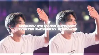 — skz leeknow cute/soft twixtor clips (early bday special!!)