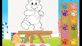 Care Bears Cartoon Game -  Care Bears Coloring Games