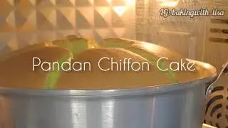 Pandan Chiffon Cake antigagal