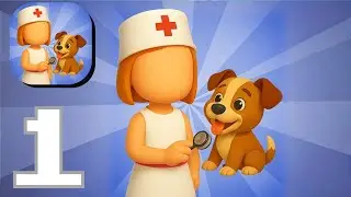 Pet Clinic - Gameplay Walkthrough Part 1 - Care Pets Cats (iOS, Android)