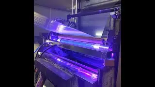 offset printing led uv curing lamp for Rolling film label printing Heidelverg