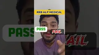Rrb Medical Pass Fail | Alp medical #shorts #alp2025 #alp #alpmedical #locopilottv #railway #rrbexam