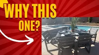 Review and Demo of HDPS Outdoor Patio Dining 7pc Set