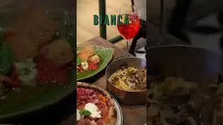 Good looking Italian meal 🤩  #bianca #italian #italianfood #truffle #pizza #cheese
