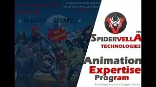 SpidervellA Certified Animation Expert | Graphic Design | 2D 3D Animation | VFX | Game/Web Design