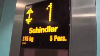 Nice modernized Schindler elevator @ Fribourg, Switzerland