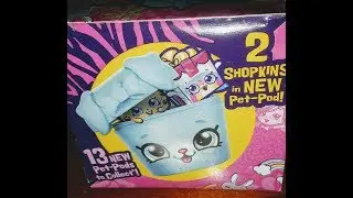 New season 9 shopkins 2 pk un boxing! !! Pet pods