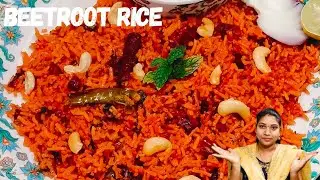 Boost Your Health With This Beetroot Rice Recipe #puloa #beetroot @Jhansisudhavlogs 👌