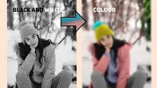 Black and white to colour photo #photoshopcc #blackandwhitetocolor #graphicdesigner #unsplash