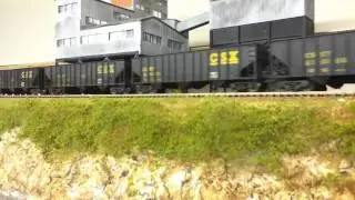 Weathered coal hoppers