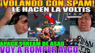 ENFURECE POR VOLTIS! MACARIUS NO SOPORTA EL SPAM Y TEAM, APAGA STREAM PARA NO ROMPER TECLADO DOTA 2