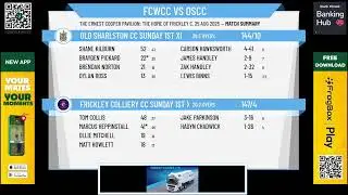 Frickley Colliery CC Sunday 1st XI v Old Sharlston CC Sunday 1st XI
