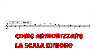 COME armonizzare una scala minore in 4 MODI differenti