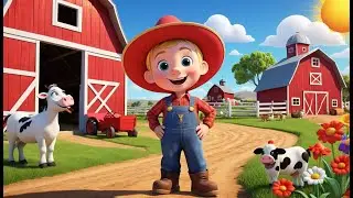 Old MacDonald Had a Farm | Classic Animal Song for Kids | Farm Animal Sounds Rhyme