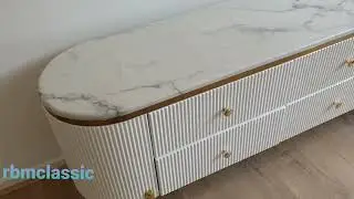 Marble TV stand / Entertainment Unit