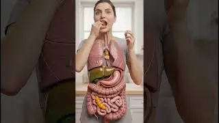 The Digestive Journey of an Orange 🍊 | 3D Human Body Animation